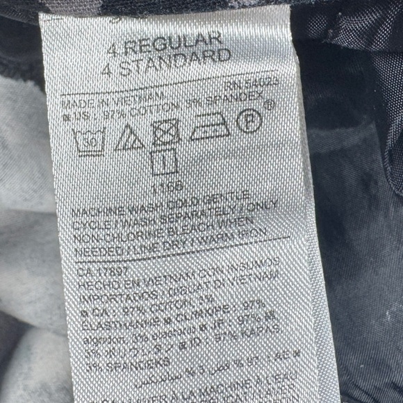 Old Navy Mid Rise Harper Cropped Leopard Animal Print Cotton Blend Pants 4 Reg - Picture 16 of 16